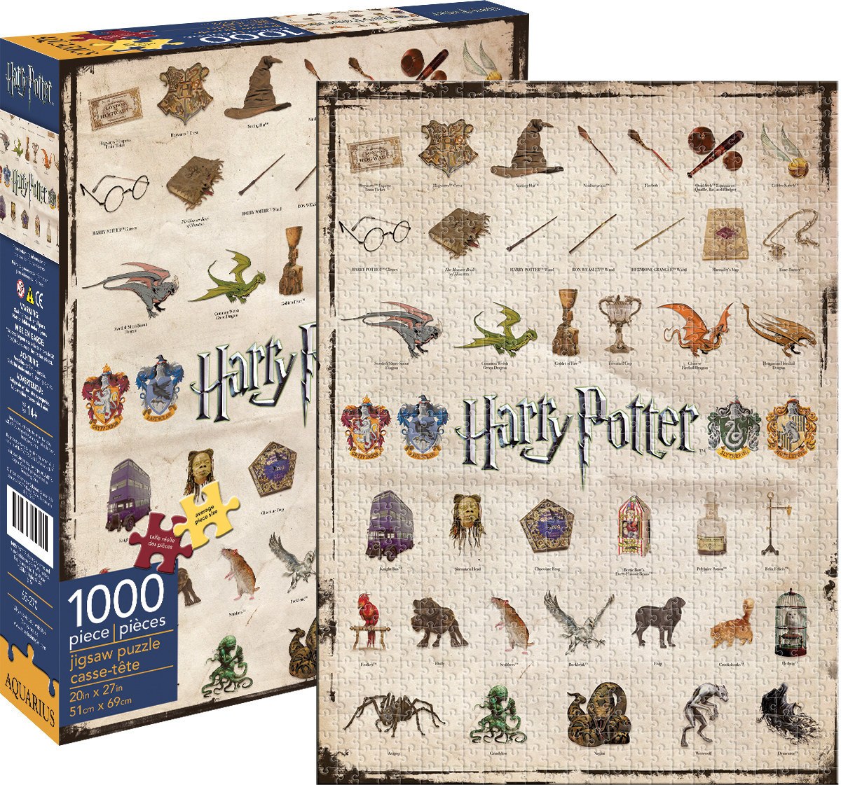 Harry Potter: Icons - 1000pc Jigsaw Puzzle by Aquarius  			  					NEW