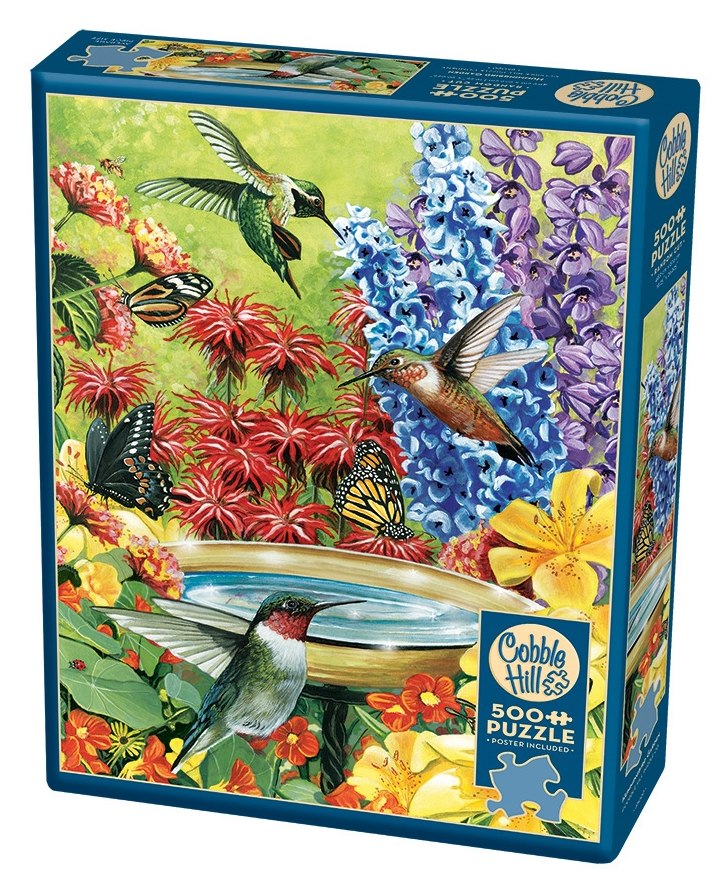 Hummingbird Garden - 500pc Jigsaw Puzzle by Cobble Hill  			  					NEW - image 1