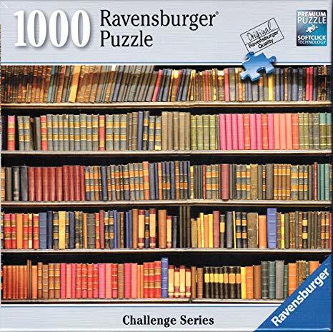 Book Shelf Challenge - 1000pc Jigsaw Puzzle By Ravensburger  			  					NEW - image 1