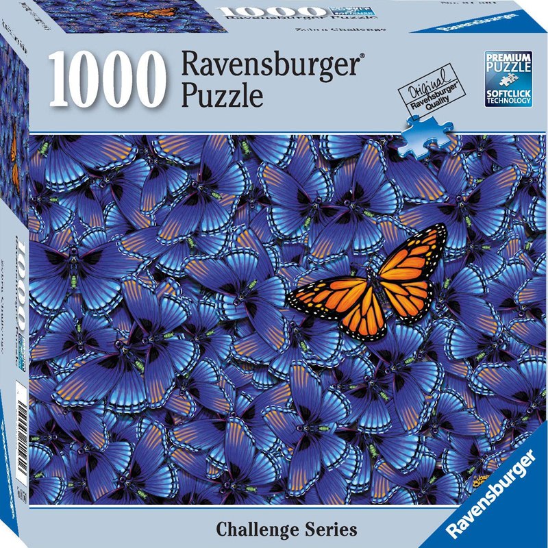 Butterfly Challenge - 1000pc Jigsaw Puzzle By Ravensburger  			  					NEW - image 1