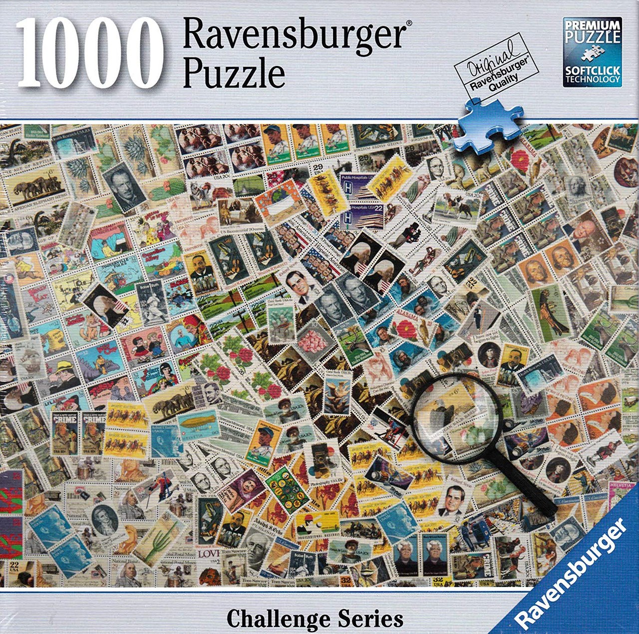 Stamp Challenge - 1000pc Jigsaw Puzzle By Ravensburger  			  					NEW - image 1