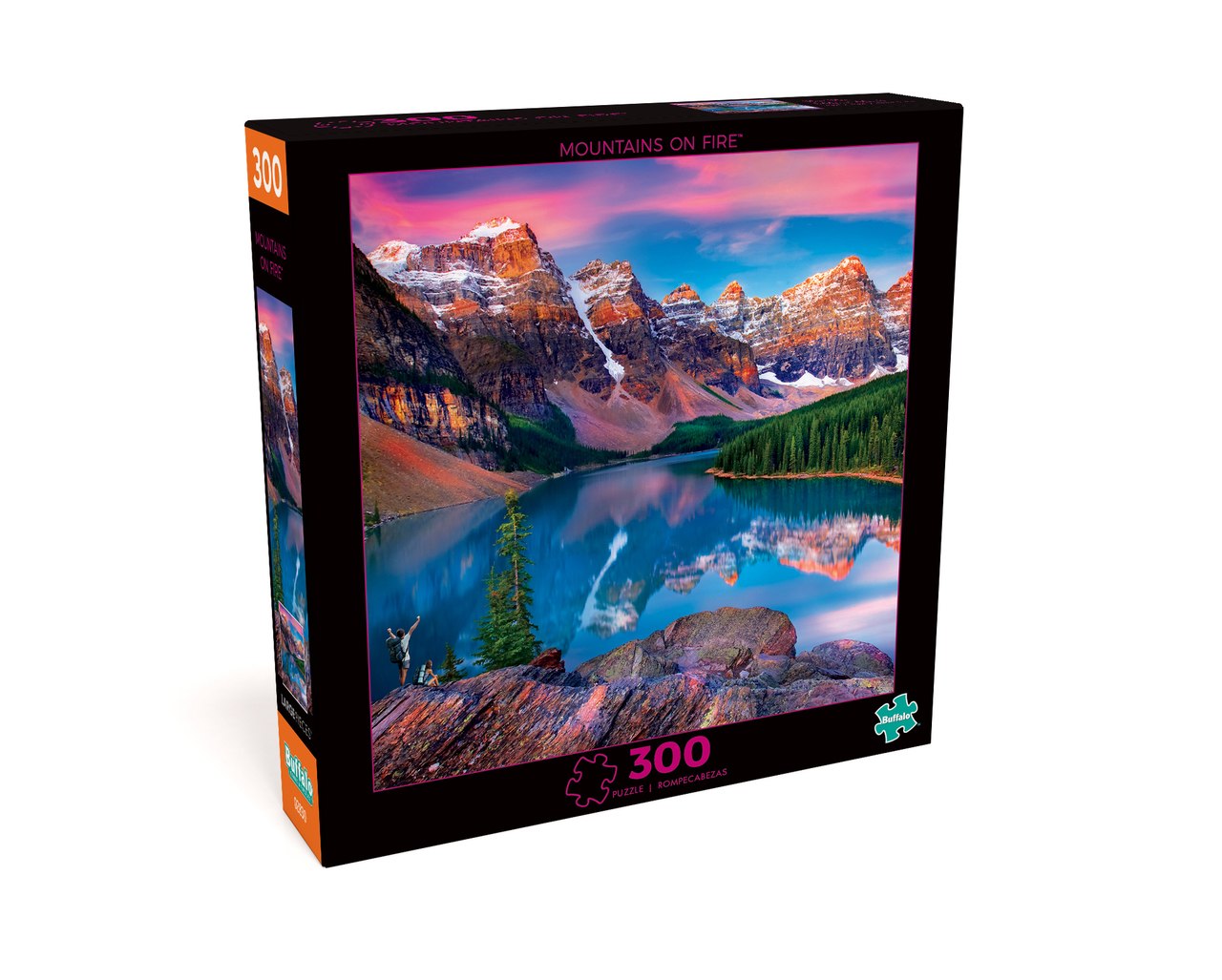 Mountains on Fire - 300pc Large Format Jigsaw Puzzle by Buffalo Games - image 1