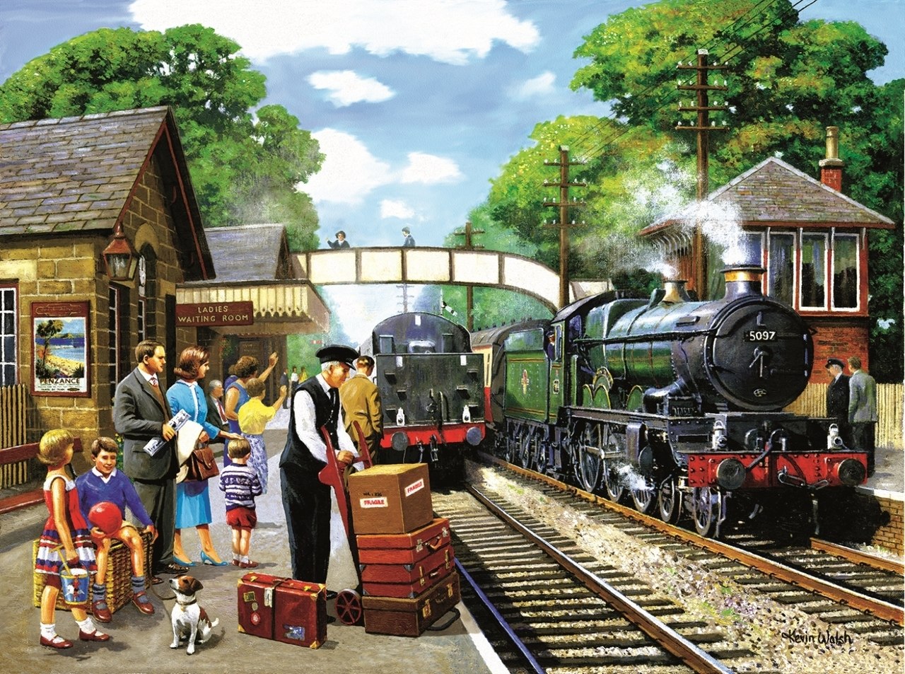 The Train to the Coast - 1000pc Jigsaw Puzzle By Sunsout  			  					NEW - image main