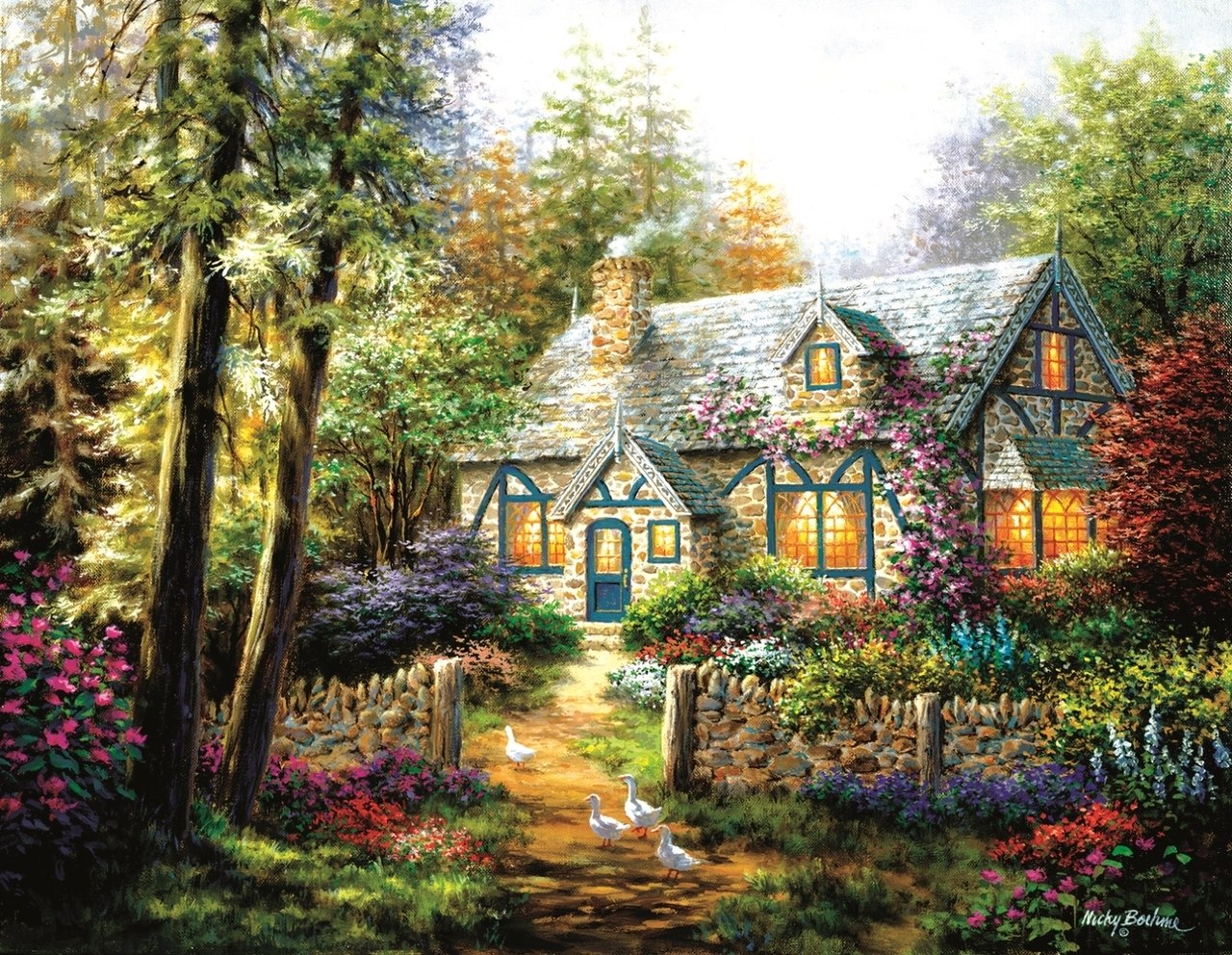A Country Gem - 1000+pc Jigsaw Puzzle By Sunsout  			  					NEW