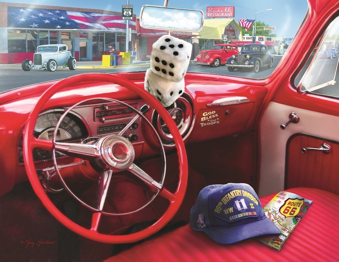 American Car - 1000+pc Jigsaw Puzzle By Sunsout  			  					NEW