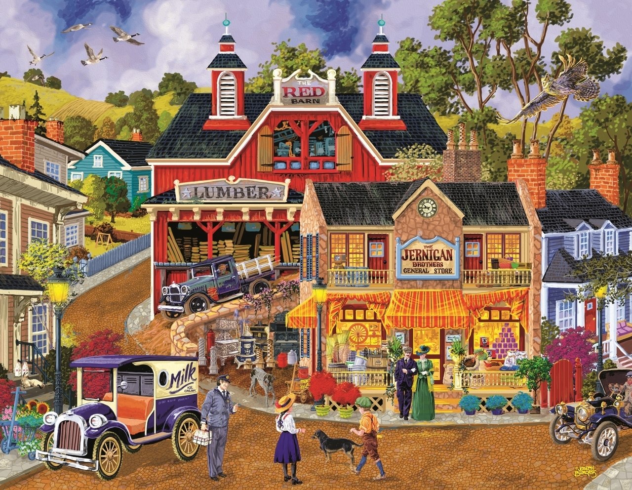 Jerrigan Bros General Store - 1000+pc Jigsaw Puzzle By Sunsout  			  					NEW