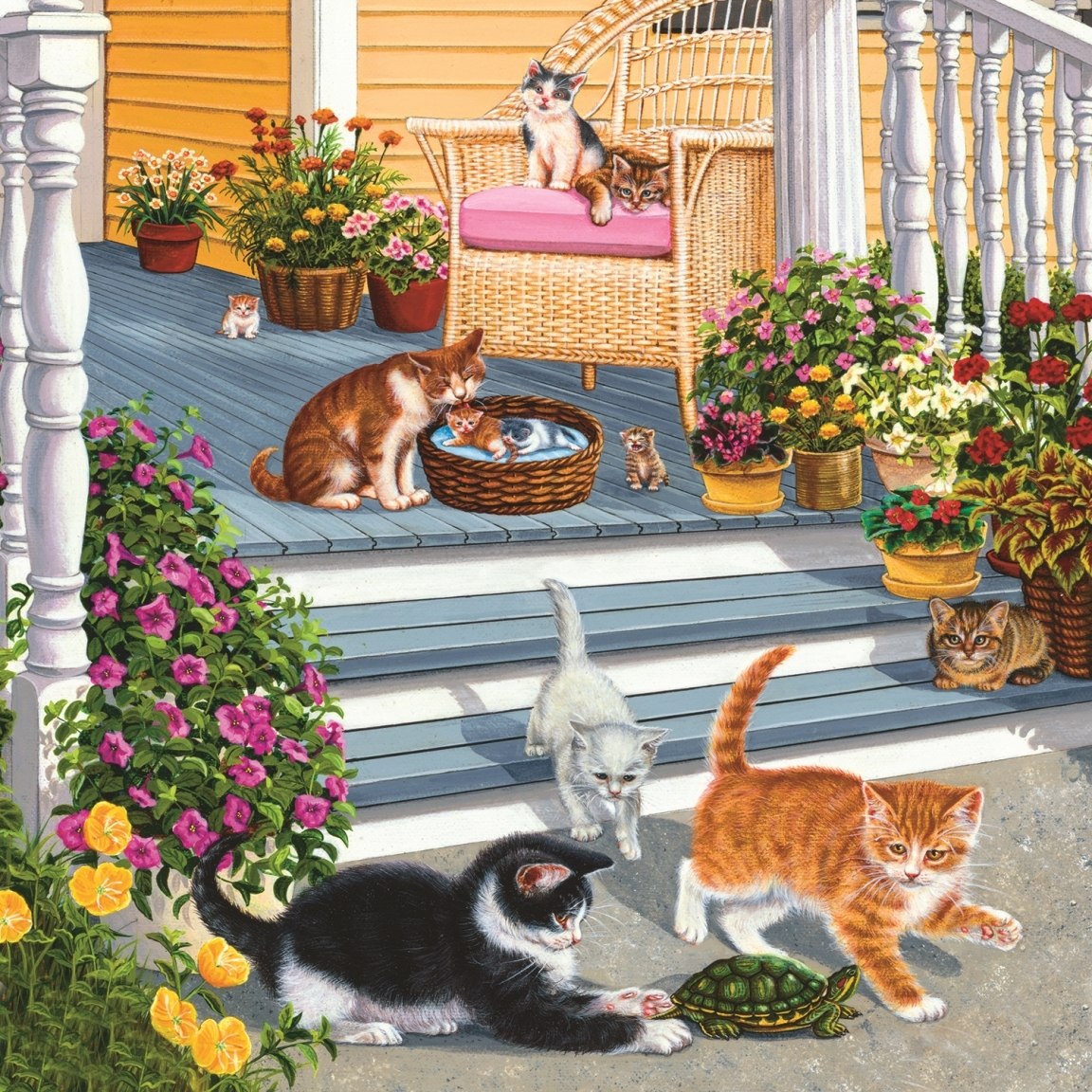 A New Playmate - 500pc Jigsaw Puzzle By Sunsout  			  					NEW