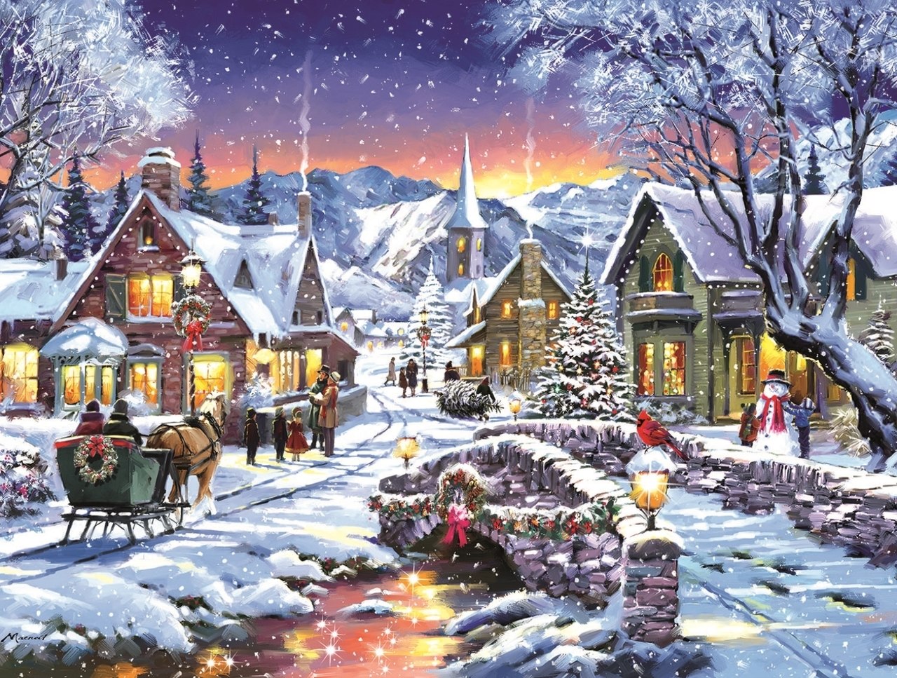 Tinsel Town - 300pc Jigsaw Puzzle By Sunsout  			  					NEW