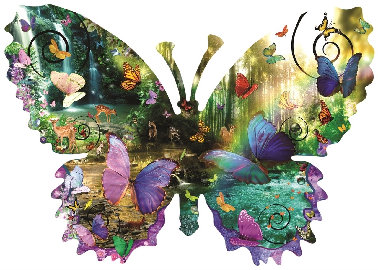 Forest Butterfly - 1000pc Jigsaw Puzzle By Sunsout  			  					NEW