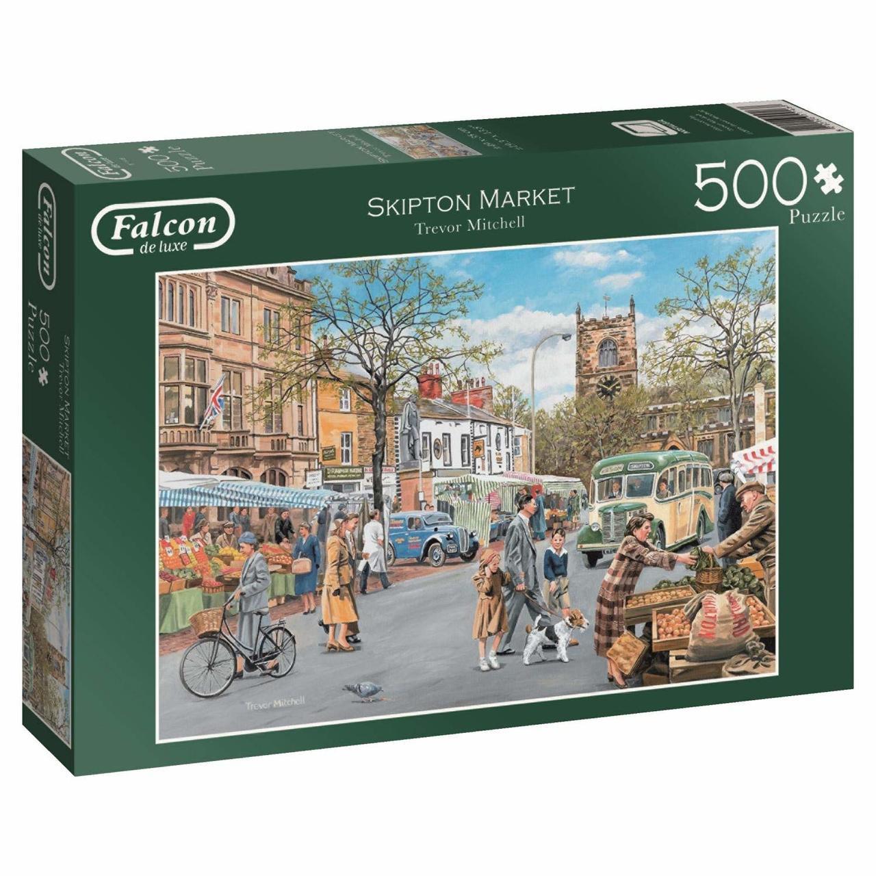 Skipton Market - 500pc Jigsaw Puzzle By Falcon  			  					NEW - image 1