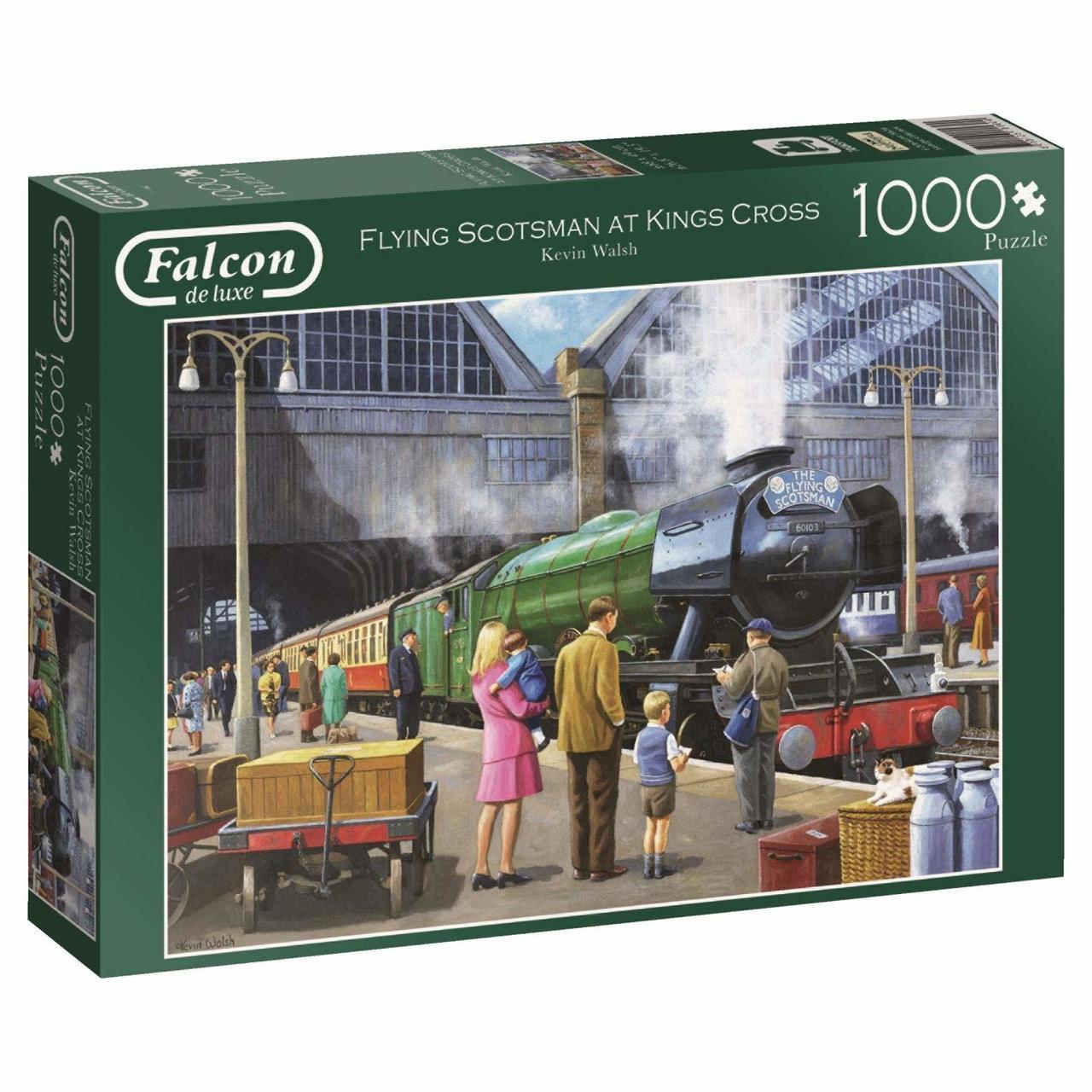 Flying Scotsman at Kings Cross - 1000pc Jigsaw Puzzle By Falcon  			  					NEW - image 1