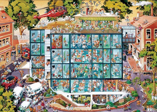 Loup: Emergency Room - 2000pc Jigsaw Puzzle By Heye  			  					NEW