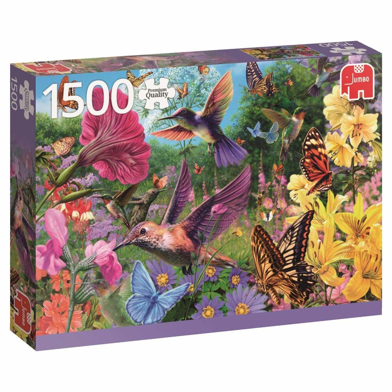 Hummingbird Garden - 1500pc Jigsaw Puzzle By Jumbo  			  					NEW - image 1