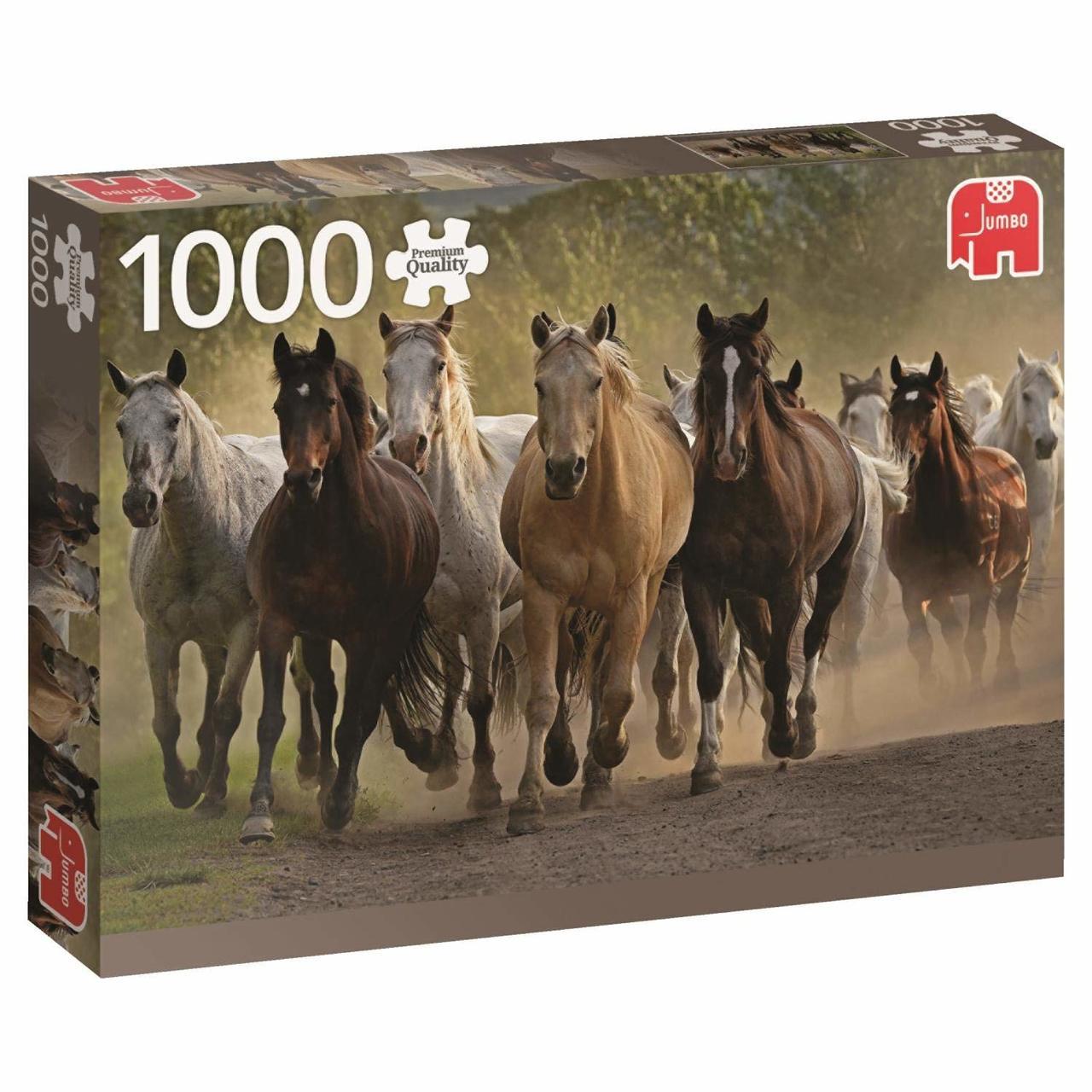 Team of Horses - 1000pc Jigsaw Puzzle By Jumbo  			  					NEW - image 1