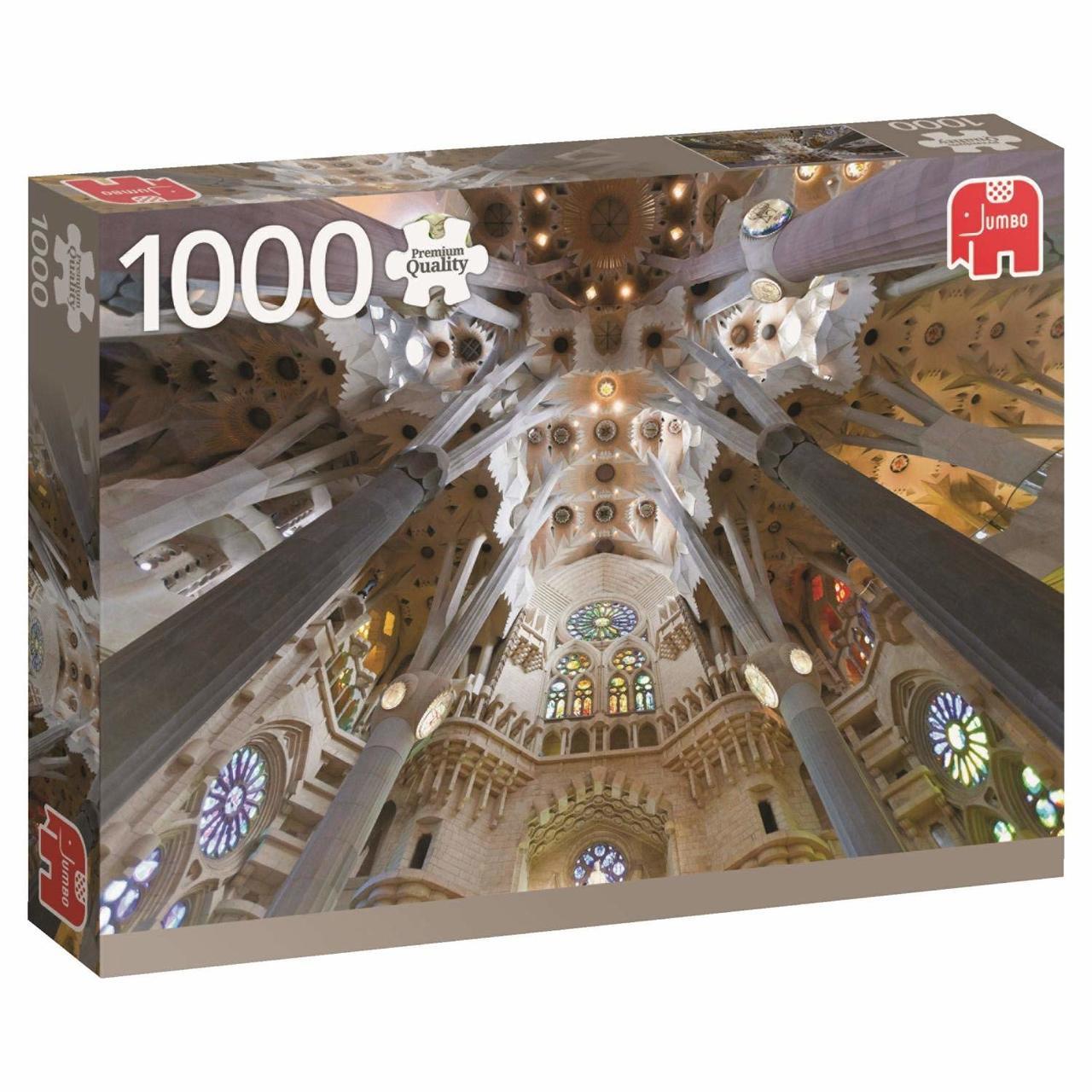 Sagrada Familia, Barcelona - 1000pc Jigsaw Puzzle By Jumbo  			  					NEW - image 1