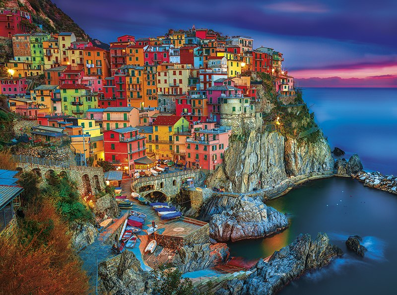 Vivid: Cinque Terre - 1000pc Jigsaw Puzzle By Buffalo Games  			  					NEW