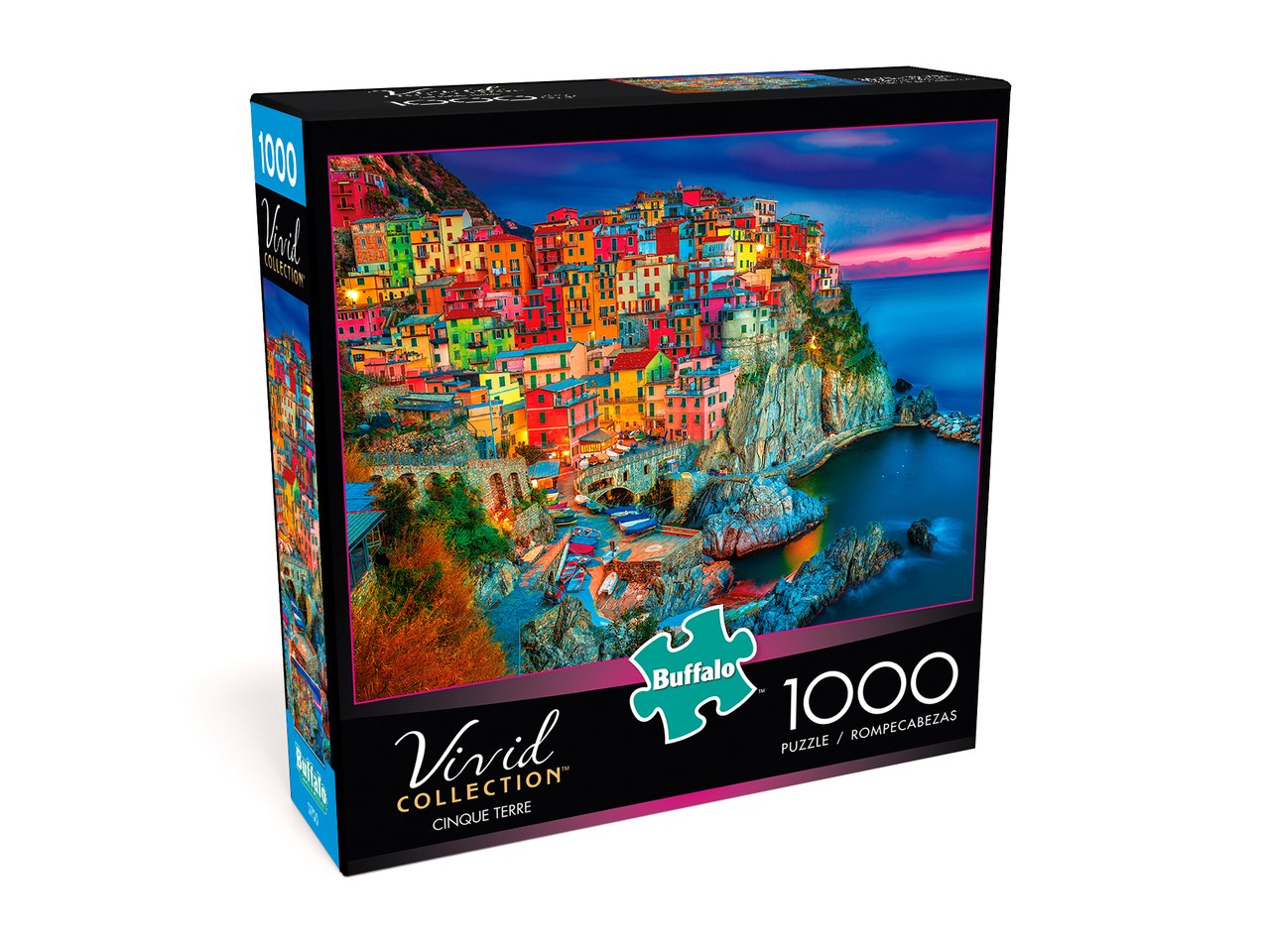 Vivid: Cinque Terre - 1000pc Jigsaw Puzzle By Buffalo Games  			  					NEW - image 2