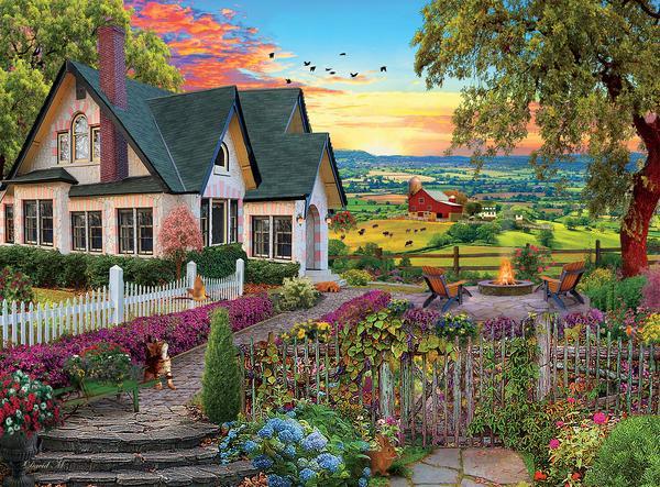 David Maclean: Hilltop View - 1000pc Jigsaw Puzzle by Ceaco  			  					NEW