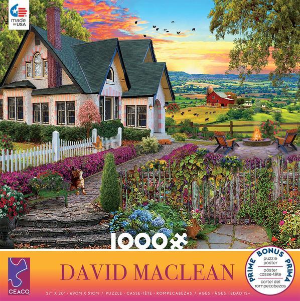 David Maclean: Hilltop View - 1000pc Jigsaw Puzzle by Ceaco  			  					NEW - image 1