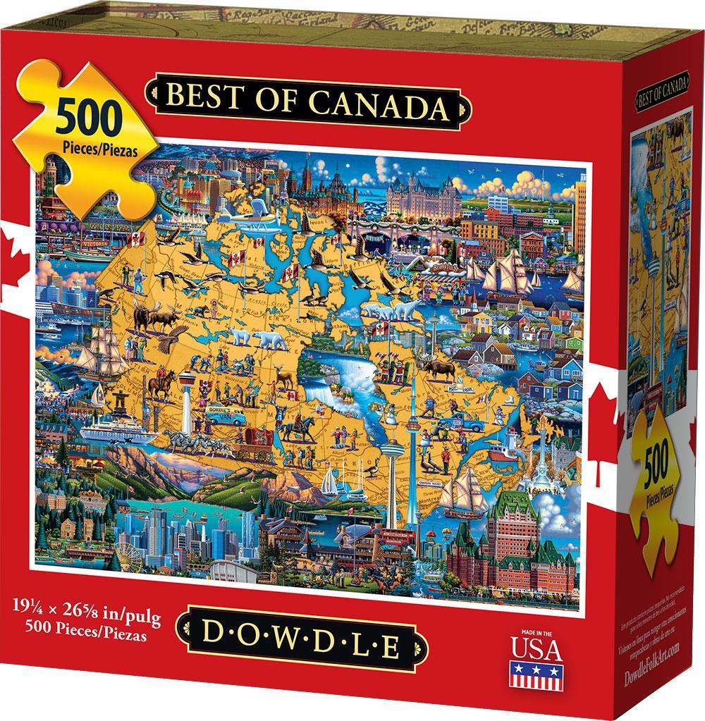 Best of Canada - 500pc Jigsaw Puzzle by Dowdle  			  					NEW - image 1