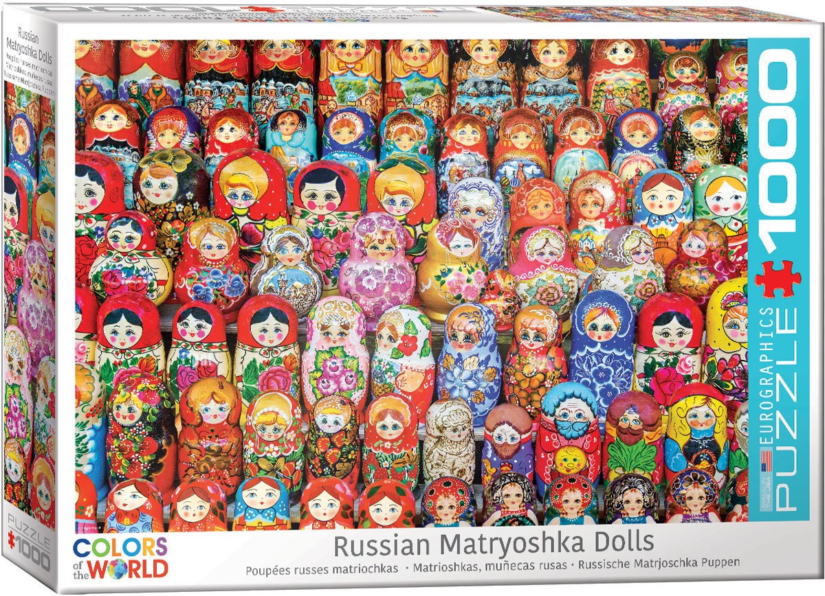 Russian Matryoshkas Dolls - 1000pc Jigsaw Puzzle by Eurographics  			  					NEW - image 1