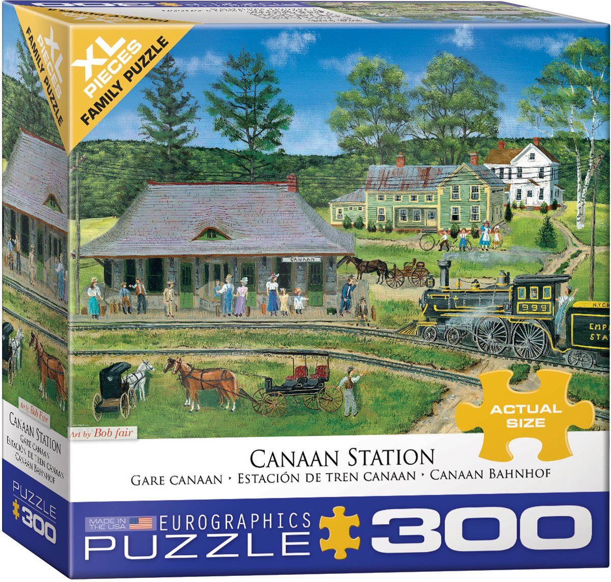 Fair: Canaan Station - 300pc Jigsaw Puzzle by Eurographics  			  					NEW - image 1