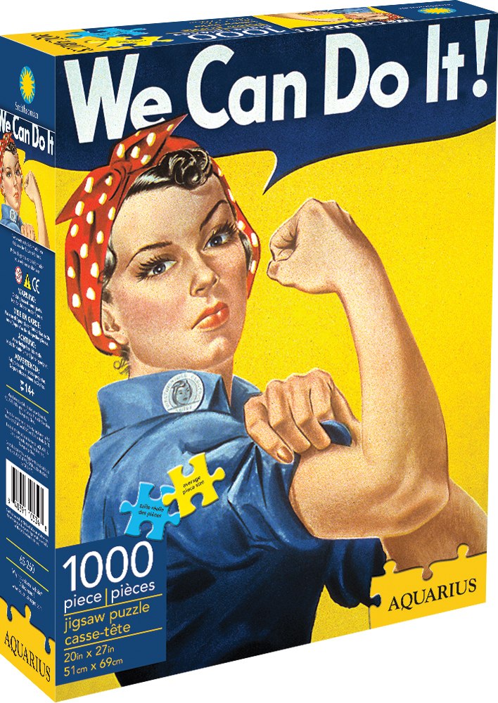 Smithsonian: Rosie the Riveter - 1000pc Jigsaw Puzzle by Aquarius  			  					NEW - image 1