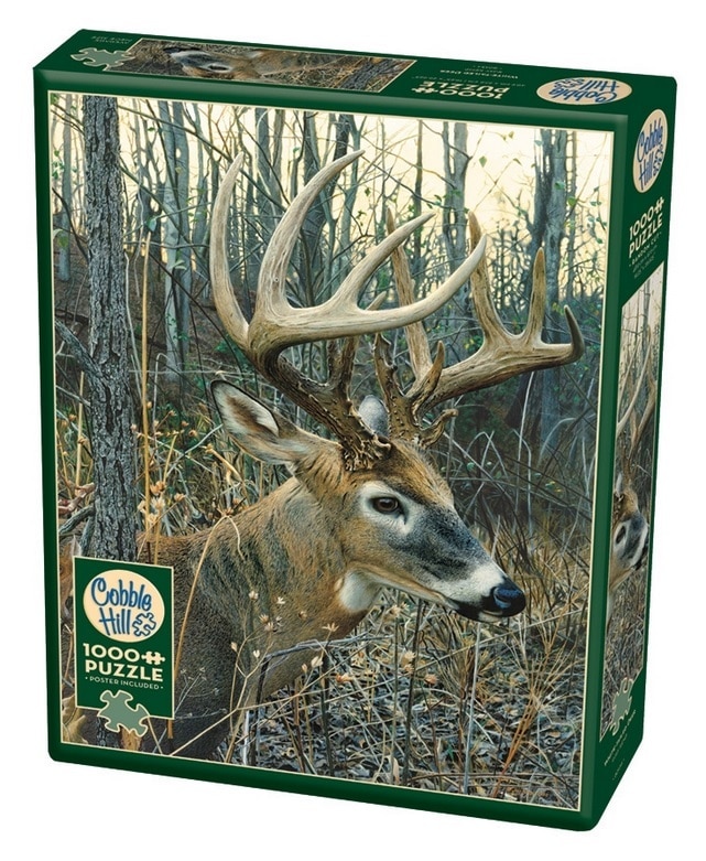 White-tailed Deer - 1000pc Jigsaw Puzzle By Cobble Hill  			  					NEW - image 1