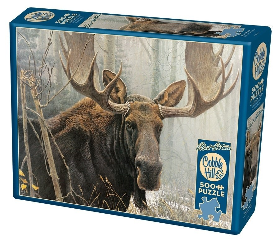 Bull Moose - 500pc Jigsaw Puzzle By Cobble Hill  			  					NEW - image 1