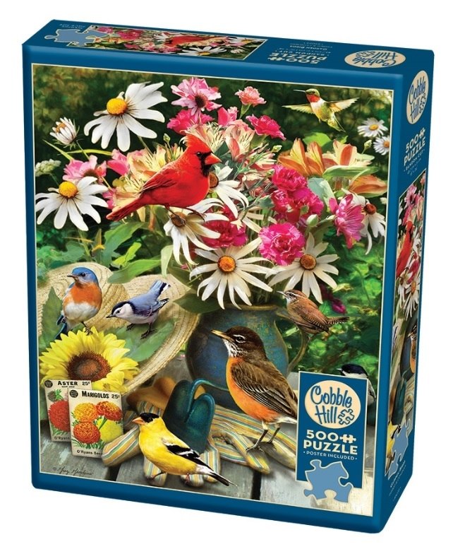 Garden Birds - 500pc Jigsaw Puzzle by Cobble Hill  			  					NEW - image 1