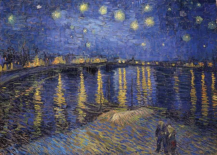 Van Gogh: Starry Night over the Rhone - 1000pc Jigsaw Puzzle By D-Toys  			  					NEW