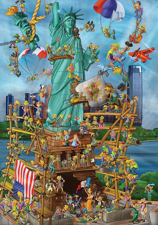 Statue of Liberty - 1000 pc Jigsaw Puzzle by D-Toys  			  					NEW