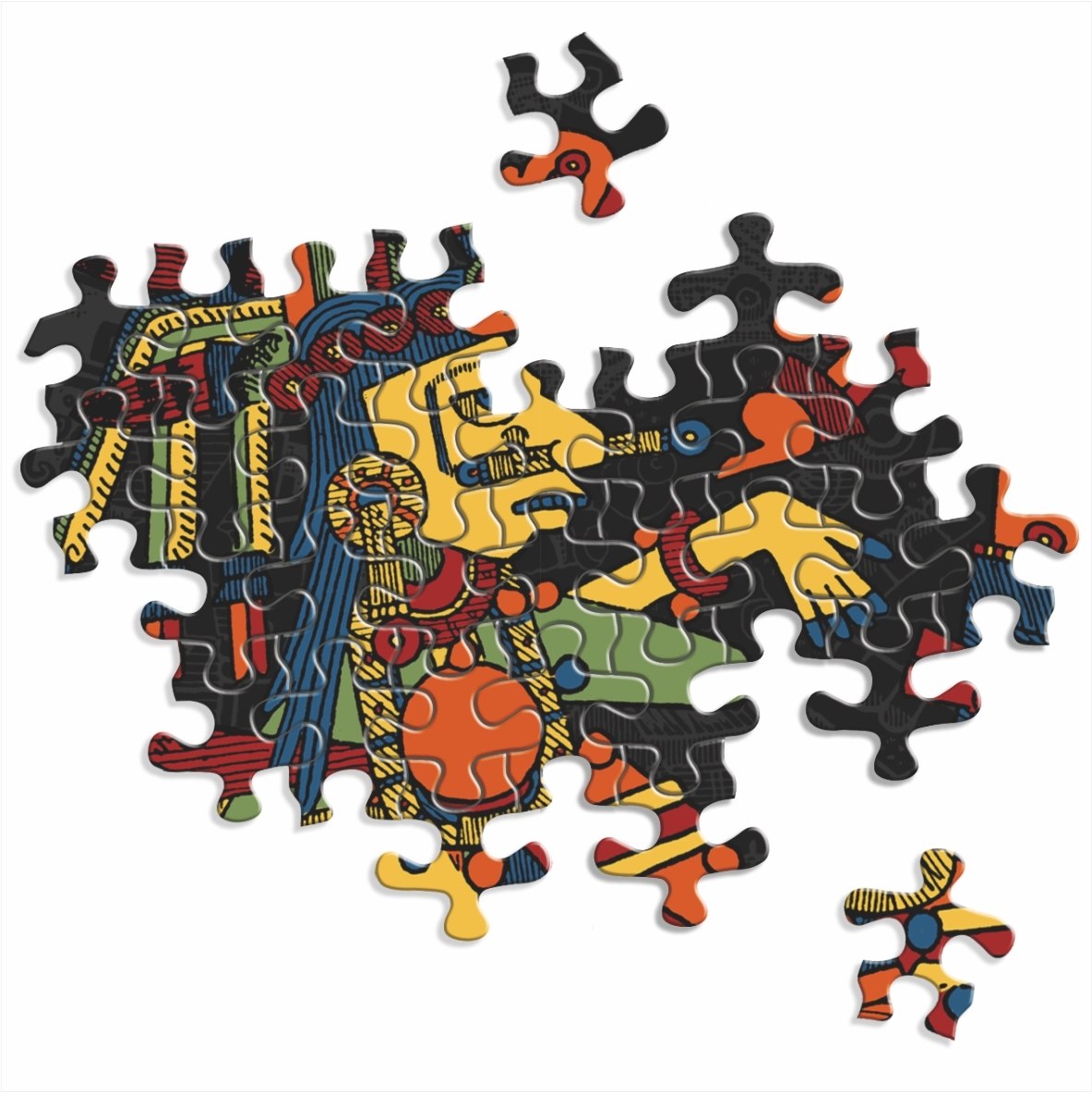 Precolumbian Art - 1000pc Pyramid Jigsaw Puzzle By D-Toys  			  					NEW - image 3