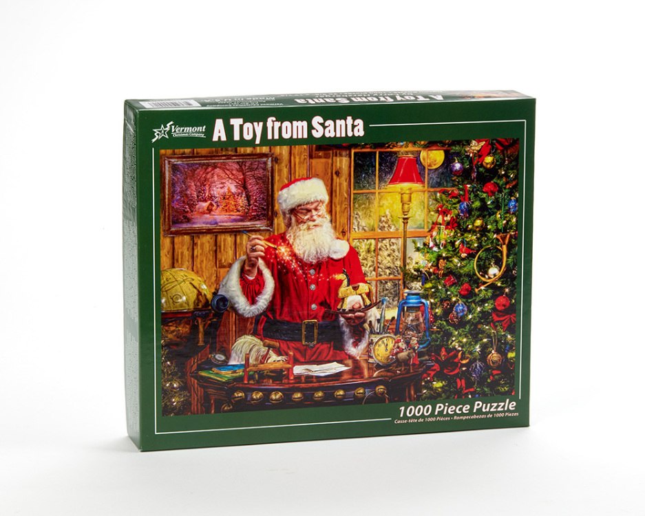 A Toy from Santa - 1000pc Jigsaw Puzzle by Vermont Christmas Company  			  					NEW - image 1