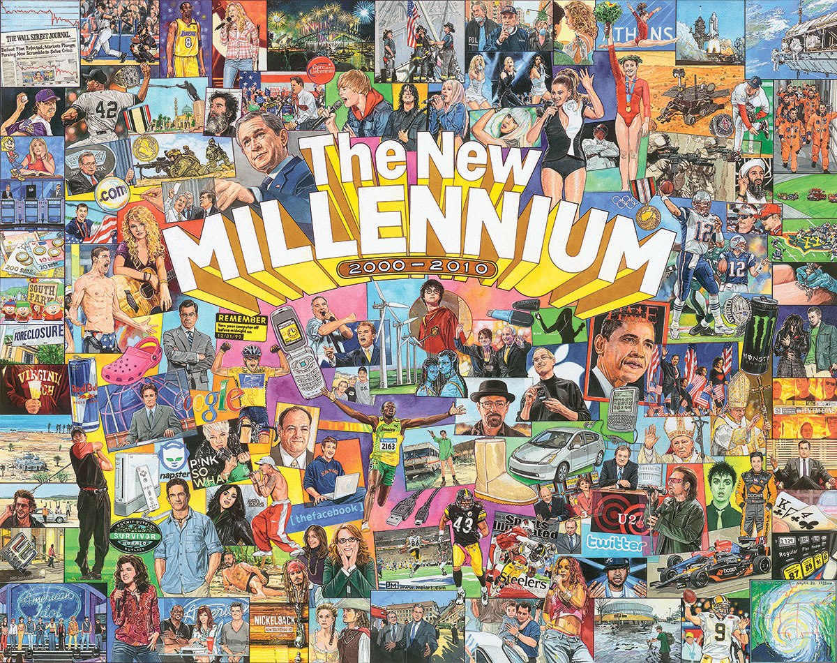 New Millennium - 1000pc Jigsaw Puzzle by White Mountain  			  					NEW