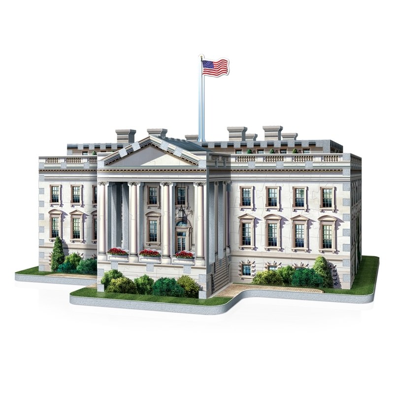 The White House - 490pc 3D Puzzle by Wrebbit  			  					NEW - image 1