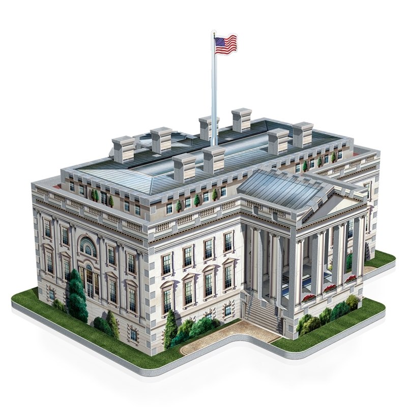 The White House - 490pc 3D Puzzle by Wrebbit  			  					NEW - image 2