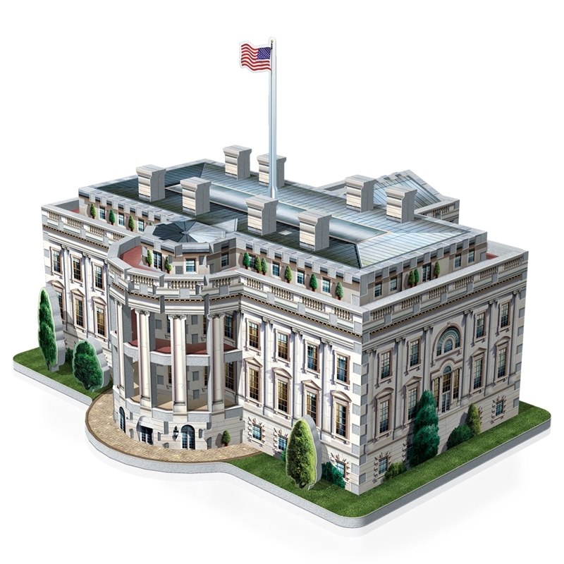 The White House - 490pc 3D Puzzle by Wrebbit  			  					NEW - image 3