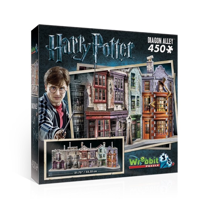 Diagon Alley - 450pc 3D Puzzle by Wrebbit  			  					NEW