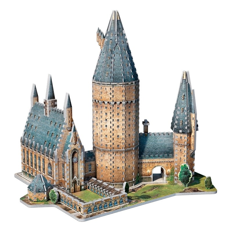 Hogwarts Great Hall - 850pc 3D Puzzle by Wrebbit  			  					NEW - image 1