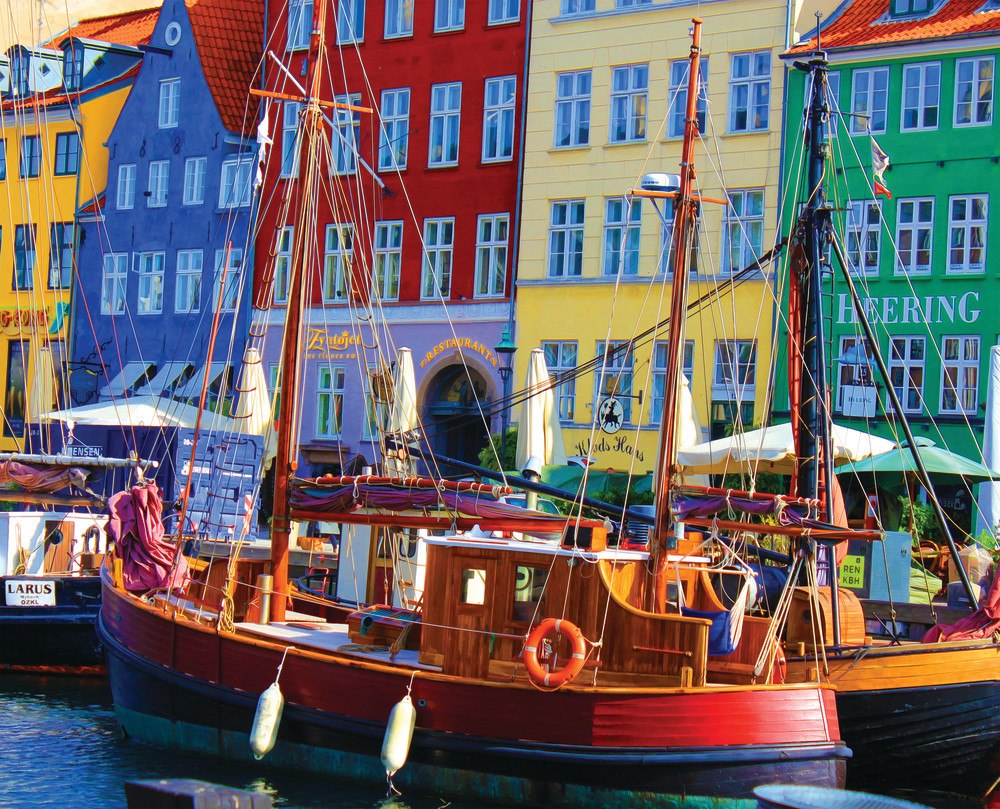 Copenhagen Waterfront - 1000pc Jigsaw Puzzle By Springbok  			  					NEW