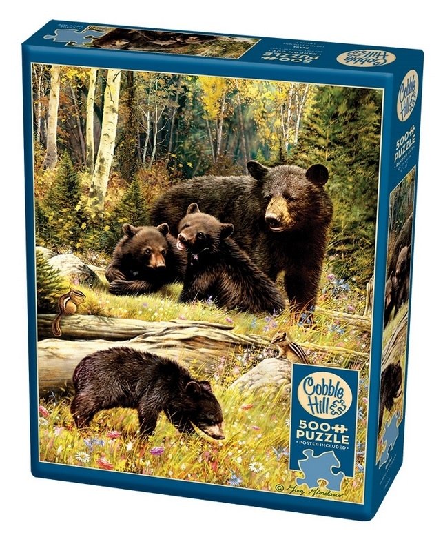 Bears - 500pc Jigsaw Puzzle by Cobble Hill  			  					NEW - image 1