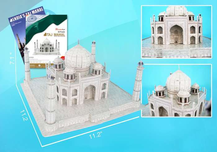 Taj Mahal - 87pc 3D Jigsaw Puzzle by Daron