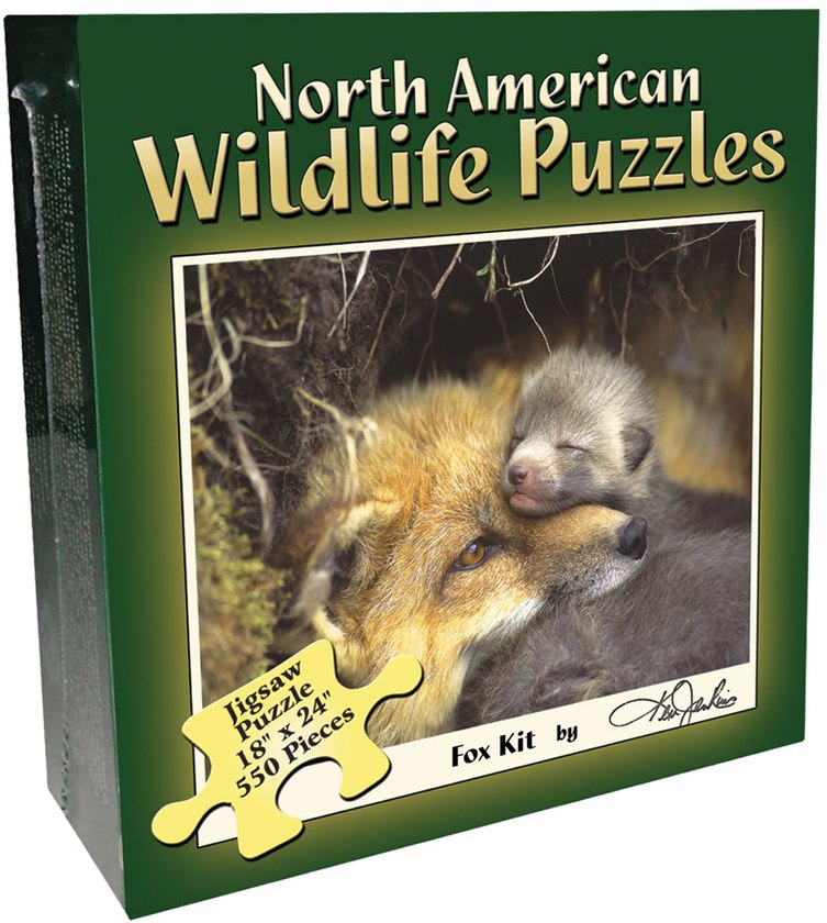 Fox Kit - 550pc Jigsaw Puzzle by Channel Craft