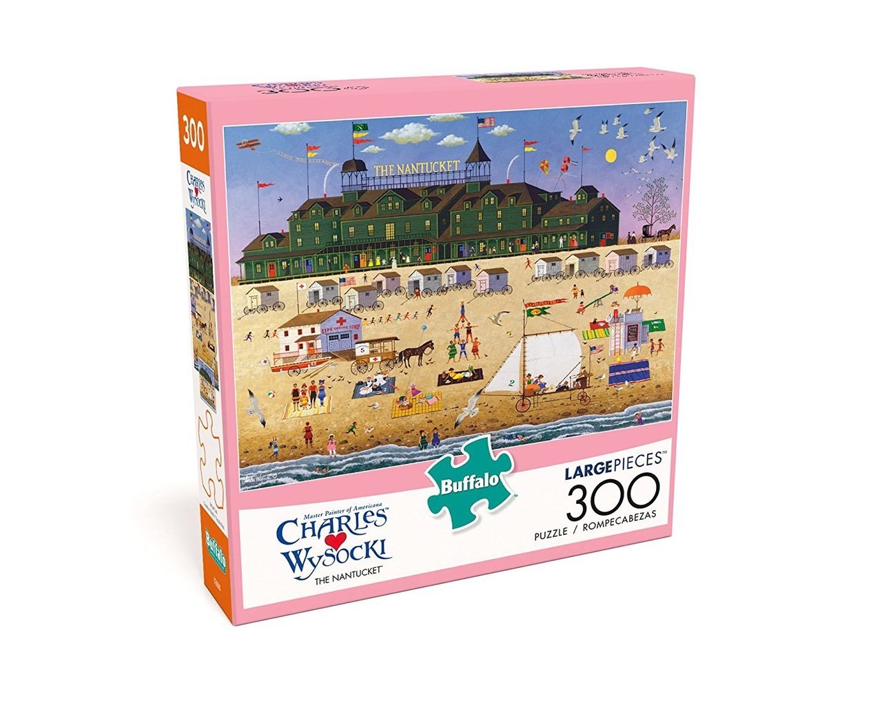 Charles Wysocki: The Nantucket - 300pc Large Format Jigsaw Puzzle by Buffalo Games  			  					NEW - image 1