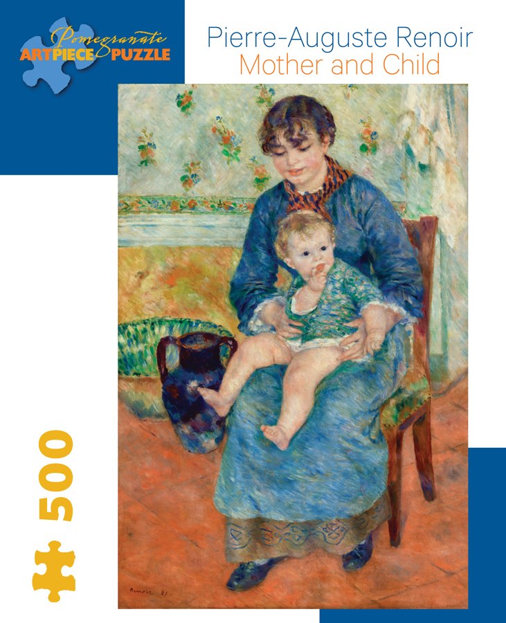 Renoir: Mother and Child - 500pc Jigsaw Puzzle by Pomegranate