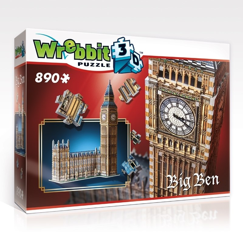 Big Ben - 890pc 3D Puzzle by Wrebbit