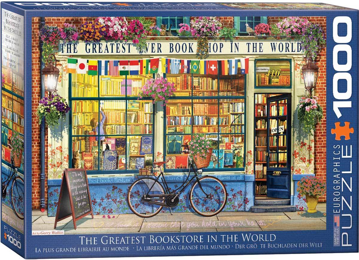 The Greatest Bookstore in the World - 1000pc Jigsaw Puzzle by Eurographics  			  					NEW - image 3