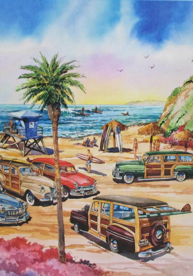 Encinitas - 1000pc Jigsaw Puzzle by Lafayette Puzzle Factory