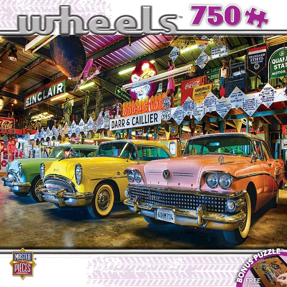 Wheels: Three Beauties - 750pc Jigsaw Puzzle by MasterPieces - image 1
